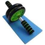 Dual Wheel Ab Roller With Mat