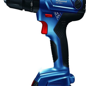 Cordless Hammer Drill With Two 2Ah Batteries Blue/Black/Red