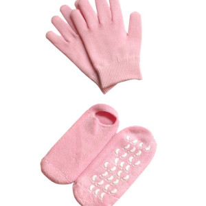 4-Piece Silicon Gel Gloves And Socks Set