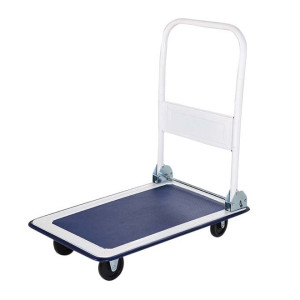 Iron Loading Trolley White/Black 150kg