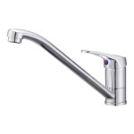 Single Lever Kitchen Faucet Silver 35centimeter