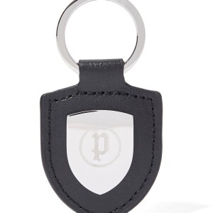 Shield Logo Keyring Black