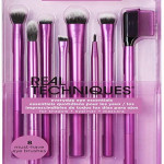 Real Techniques Enhanced Eye Set Eyeshadow & Eyeliner Makeup Brush Kit for Every Look Multicolour