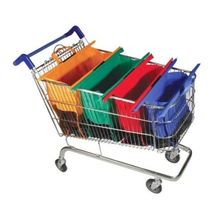 4-Piece Trolley Storage Bag Multicolor 17x10x12.5centimeter