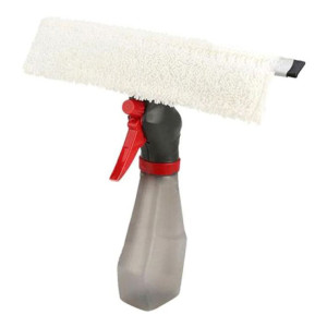 2-In-1 Window Glass Cleaner Spray Pump Mop And Wiper White/Grey/Black