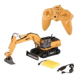 11Ch Electronic Excavator Heavy Machinery Rc Car Truck 1550