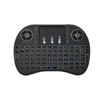 i8 Mini Backlit Wireless Mini Keyboard Black