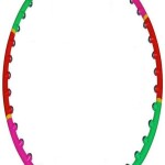 Sunlin Fitness Ring, Magnetic Massage Weighted Hula Hoop, (3015)