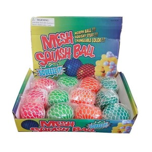 12-Piece Mesh Squash Novelty Ball Set For Kids 26.9x20.6x5.8cm