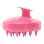 Silicone Scalp Massage Brush Rose Red 5centimeter