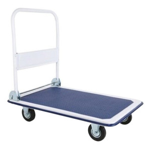 Foldable Platform Trolley Blue/White 7.8kg