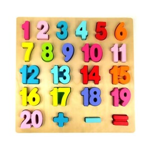 Wooden Number Puzzle Toy