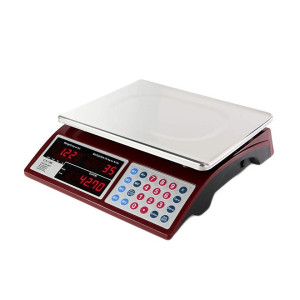 Digital Commercial Price Scale Red/Silver 20centimeter