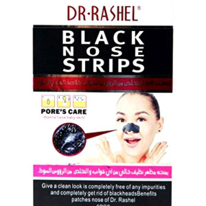 6-Piece Charcoal Nose Strips Black