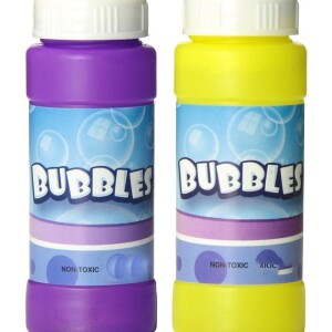 2-Piece Bubble Gun Refill Liquid Bottles 500ml