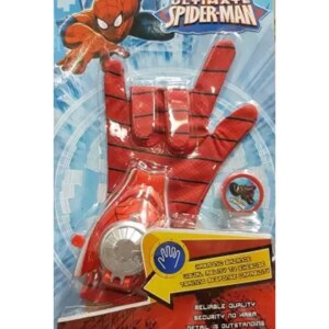 Ultimate Spiderman Gloves With Disc Launcher