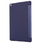 Shockproof Horizontal Flip Leather Case With Three-folding Holder For Apple iPad 10.2 inch Royal Blue