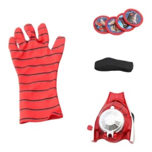 Spiderman Gloves With Disc And Launcher