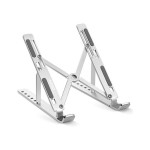 Adjustable Aluminum Laptop Stand Silver