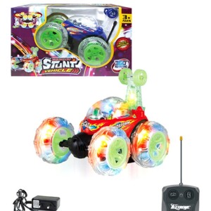 R/C Stunt Car With Light/Music/Batteries Assorted