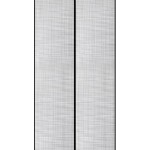 Magnetic Screen Mesh Curtain Grey/Black 210x100centimeter