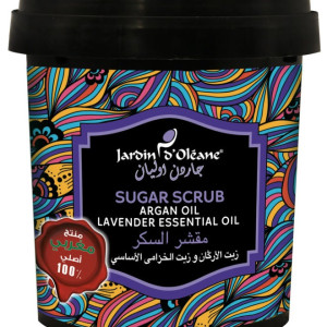 Sugar Scrub With Argan Oil And Lavender Essential Oil White 600grams