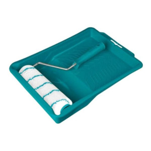 3-In-1 Paint Roller Set Turquoise/White Paint Roller 230, Tray 405x300mm