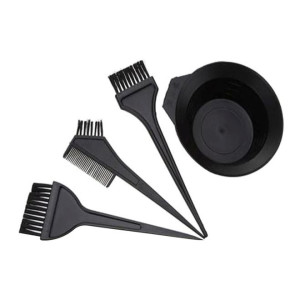 4-Piece Hair Dye Kit Black