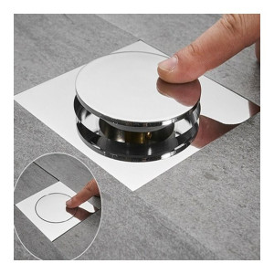 Foot-operated Bouncing Floor Drain Multicolour 13 x 5 x 13cm