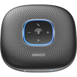 PowerConf Bluetooth Speakerphone, 6 Mics, Enhanced Voice Pickup, 24H Call Time, Bluetooth 5, USB C, Zoom Certified Bluetooth Conference Speaker