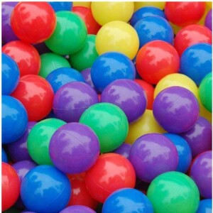 50 Pcs Ful Soft Plastic Ocean Fun Ball Balls Baby Kids Tent Swim Pit Toys Game Gift 2.76  (Rom S) 2.76cm