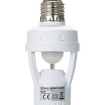 PIR Induction Motion Sensor LED Bulb Socket White