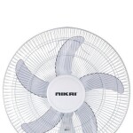 16'' Wall Fan With Remote 45 W NWF1636RT1 White