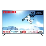 55 Inch UHD LED Smart TV  Platinum Series With WEBOS Operating System + Magic Remote NIK55MEU4STN/ NIK55MEU4ST Grey