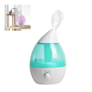 Ultrasonic Cool Mist Droplet Humidifier White/Green