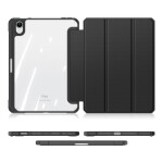 Protective Flip Cover For Apple iPad Mini6 with Pencil Holder Black
