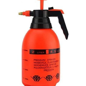 Hand Held Garden Sprayer Pump Red/Black 2Liters