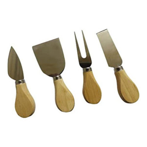 Butter And Cheese Knife Set Beige