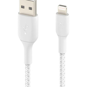 BoostCharge Braided Lightning Cable 3M White