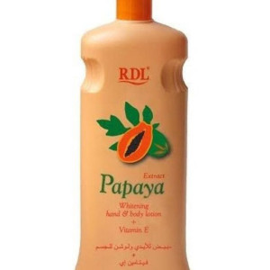 Papaya Extract Whitening Hand And Body Lotion With Vitamin E White 600ml