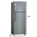 Refrigerator Double Door 215 L 280 kW NRF280DN4S Silver