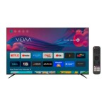 65 Inch TV Ultra HD Smart LED TV, VIDAA OS, come with  YOUTUBE , NETFLIX and SHAHID UHD65SVDLED1 Black