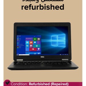 Refurbished - Latitude 7250  (2015) Laptop With 12.5-Inch Display, Intel Core i7 Processor/5th Gen/4GB RAM/500GB HDD/Intel HD Graphics Black English Black