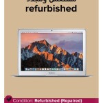 Refurbished - Macbook Air A1466 (2017) Laptop With 13.3-Inch Display, Intel Core i7 Processor/8GB RAM/128GB SSD/Intel HD Graphics English Silver