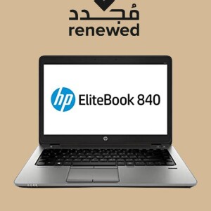 Renewed - Elitebook 840 G1 Laptop With 14-Inch Display,Intel Dual-Core i5 Processor/8GB RAM/1TB HDD/620MB Intel UHD Graphics/Window 10 Black