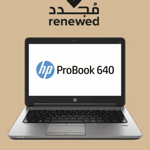 Renewed - ProBook 640 G1 With 14-Inch HD Display,Core i5 4200M Processor/8GB RAM/128GB SSD /Intel HD Graphics English Black
