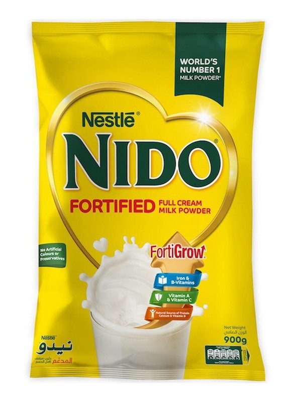 Nido Fortified Full Cream Milk Powder No: 1- 900 gm