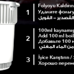 Hans Turkish Instant Coffee Medium Suger in Cup, 6 Cups Box