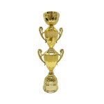 Trophy with Resin Decoration, Electroplating Ornaments Spall