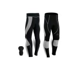 Spall Mens Cycling Tights Coolmax Compression Padded Bicycle Bike Legging Trouser Pant